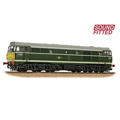 Bachmann 35-802ASF Class 30 D5862 BR Green (SYE) (DCC SOUND) OO Gauge *PRE ORDER £276.21*
