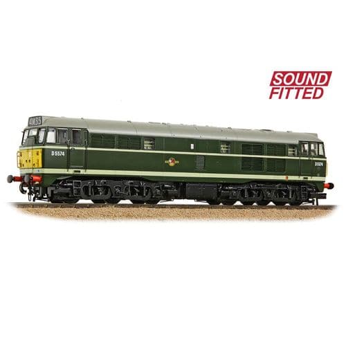 Bachmann 35-802SF Class 30 D5574 BR Green (SYE) (DCC SOUND) OO Gauge *PRE ORDER £276.21*