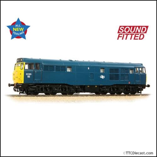 Bachmann 35-805SF Class 31/1 31123 BR Blue - OO Gauge