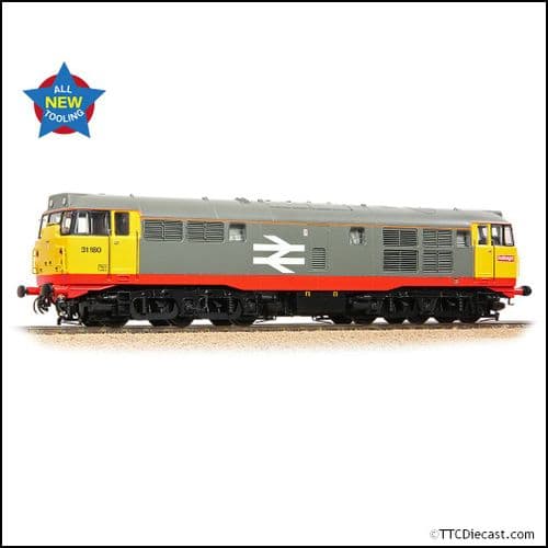 Bachmann 35-821 Class 31/1 Refurb'31180 BR Railfreight (Red Stripe) - OO Gauge