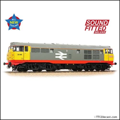 Bachmann 35-821ASFX Class 31/1 Refurb'31149 BR Railfreight (Red Stripe) - OO Gauge