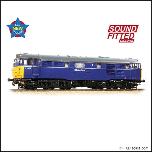 Bachmann 35-830SFX Class 31/4 Refurbished 31407 Mainline Freight - OO Gauge