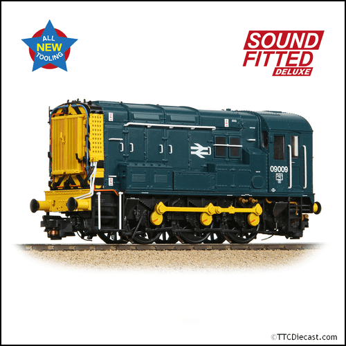 Bachmann 35-921SFX Class 09 09009 BR Blue (Wasp Stripes) OO Gauge, *Last One*