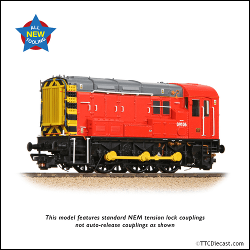 Bachmann 35-930 Class 09 09106 DB Red (Unbranded) OO Gauge