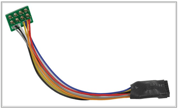Bachmann 36-563 6 Pin Decoder Socket with 8 Pin Plug x3