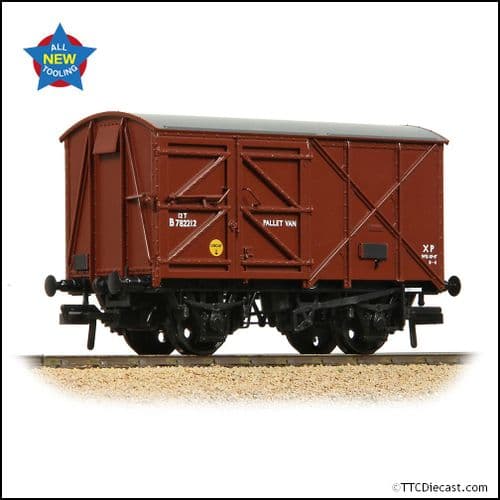 Bachmann 38-952 BR 12T Palvan 'Pallet Van' BR Bauxite (Late) - OO Gauge