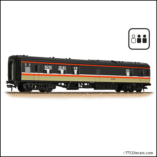 Bachmann 39-267PF BR Mk1 RMB Restaurant Buffet BR InterCity (Executive) [PF] - OO Gauge