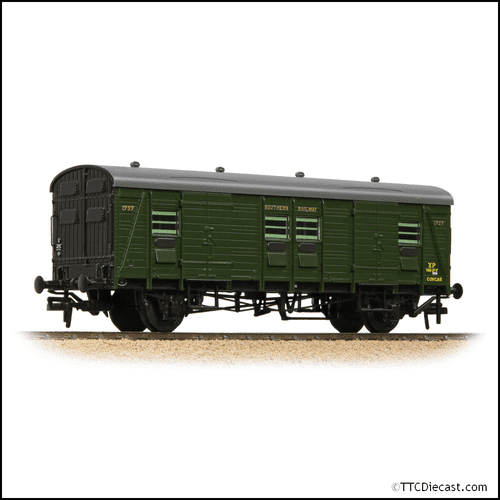Bachmann 39-531 SR CCT 'Covcar' Covered Carriage Truck SR Maunsell Green, OO Gauge