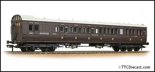 Bachmann 39-604 SE&CR 60ft Birdcage Brake Composite Lavatory SE&CR Brown *LAST FEW*