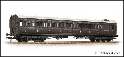 Bachmann 39-624 SE&CR 60ft Birdcage Brake Third SE&CR Wellington Brown *LAST FEW*