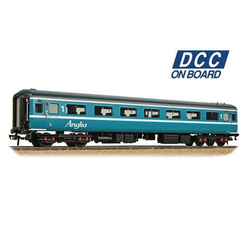 Bachmann 39-651DC BR Mk2F FO First Open Anglia OO Gauge *PRE ORDER £93.46*