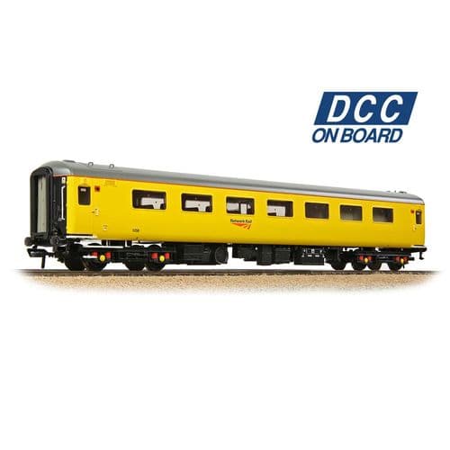 Bachmann 39-689DC BR Mk2F ex-RFB Staff Coach Network Rail Yellow OO Gauge *PRE ORDER £93.46*