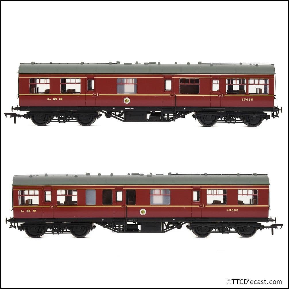 Bachmann 39780 LMS 50ft Inspection Saloon LMS Crimson Lake OO Gauge