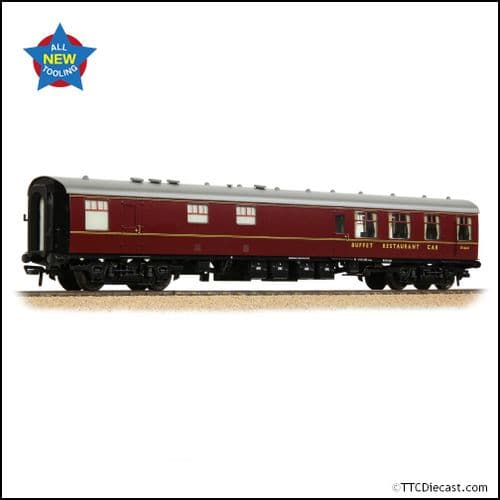 Bachmann 39-850 BR MK1 RB Restaurant Buffet BR Maroon - OO Gauge - PRE ORDER £61.16
