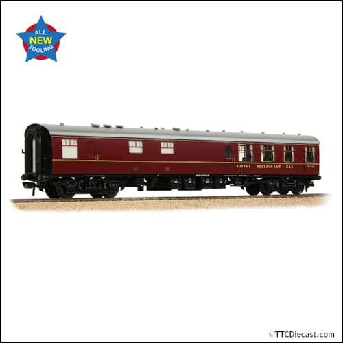 Bachmann 39-850A BR MK1 RB Restaurant Buffet BR Maroon - OO Gauge - PRE ORDER £61.16