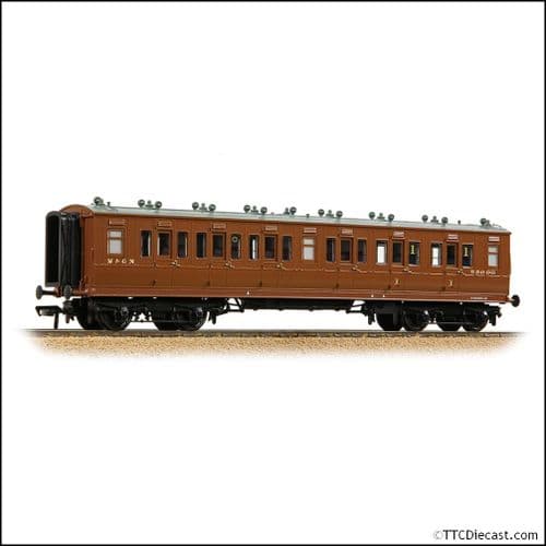 Bachmann 39-861 LNWR 50ft Arc Roof Composite Corridor M&GN Brown - OO Gauge - PRE ORDER £89.96