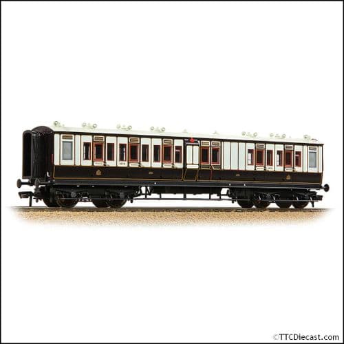 Bachmann 39-880 LNWR 50ft Arc Roof Brake Composite Corridor LNWR, OO Gauge