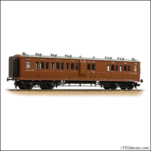 Bachmann 39-881 LNWR 50ft Arc Roof Brake Third Corridor M&GN Brown - OO Gauge - PRE ORDER £89.96