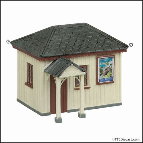 Bachmann 44-0190A Narrow Gauge (OO9) Platform Waiting Room - Chocolate and Cream OO-9 Gauge