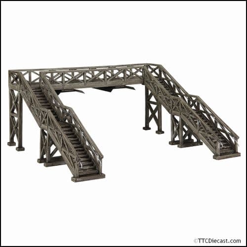 Bachmann 44-0196A Narrow Gauge (OO9) Wooden Footbridge - Natural Wood OO-9 Gauge