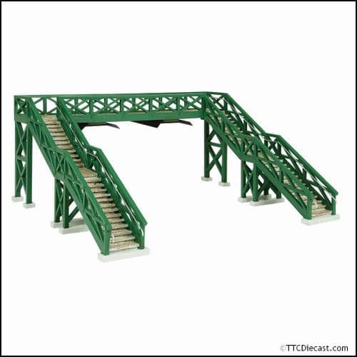 Bachmann 44-0196B Narrow Gauge (OO9) Wooden Footbridge - Green OO-9 Gauge