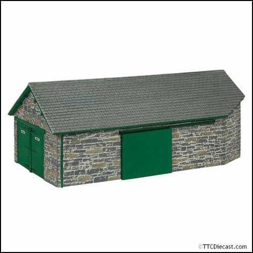Bachmann 44-0197G Narrow Gauge (OO9) Harbour Station Goods Shed Green OO-9 Gauge