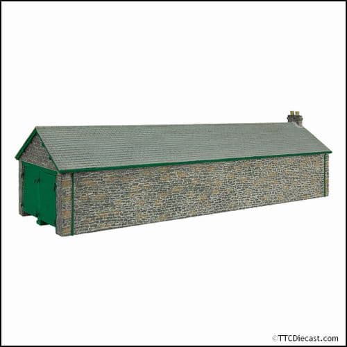 Bachmann 44-0199G Narrow Gauge (OO9) Boston Lodge Engine Shed - Green OO-9 Gauge