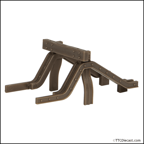 Bachmann 44-0506 Rail Built Buffer Stops (x2), OO Gauge