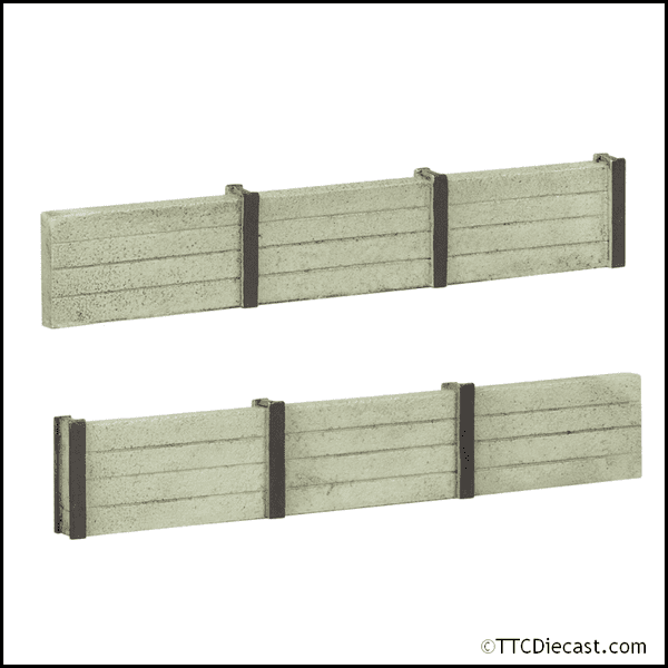 Bachmann 44-0508 Kingpost Concrete Retaining Walls, OO Gauge