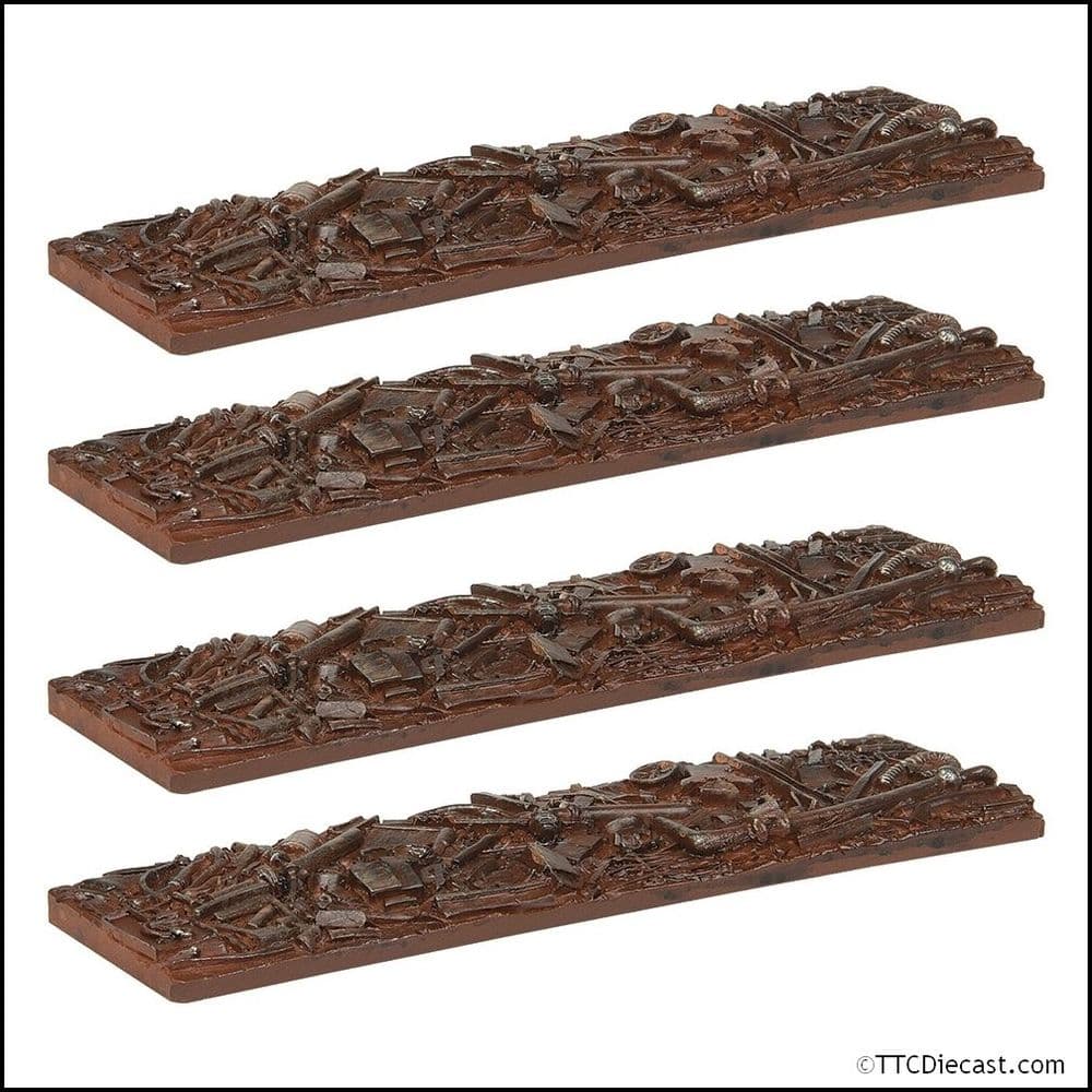 OO/HO Scale Grey Iron Scrap Metal Load - For Bachmann Wagons & Model Railroads