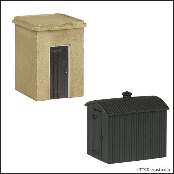 Bachmann 44-0523 Lineside Huts (x2) OO Gauge