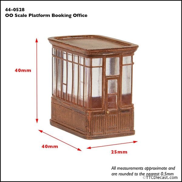 Bachmann 44-0528 Platform Booking Office - OO Gauge