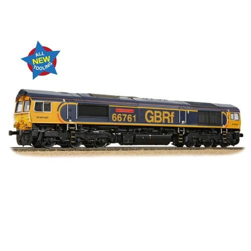 Bachmann 50-003 Class 66/7 66761 'Wensleydale Railway Association' GBRf Europorte OO Gauge *PRE ORDER £195.46*