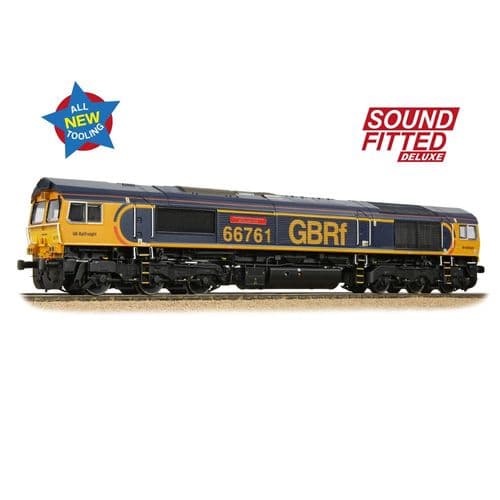 Bachmann 50-003SFX Class 66/7 66761 'Wensleydale Railway Association' GBRf  *PRE ORDER £314.46*