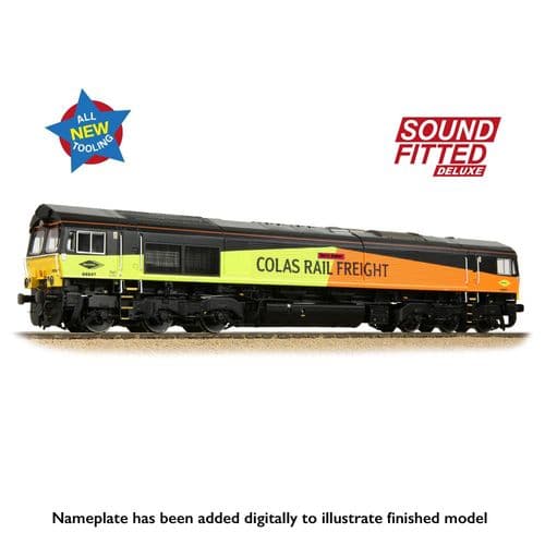 Bachmann 50-004SFX Class 66/8 66847 'Terry Baker' Colas Rail Freight OO Gauge *PRE ORDER £314.46*