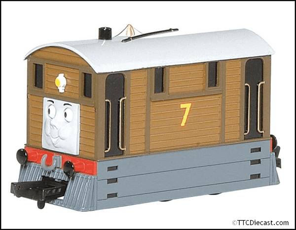 Bachmann Thomas & Friends 58747BE Toby The Tram Engine w/Moving Eyes DCC Ready, OO Gauge