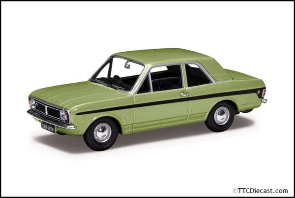 Corgi Vanguard VA04121 Ford Cortina Mk2 Lotus - Fern Green 1:43 Scale LAST ONE.