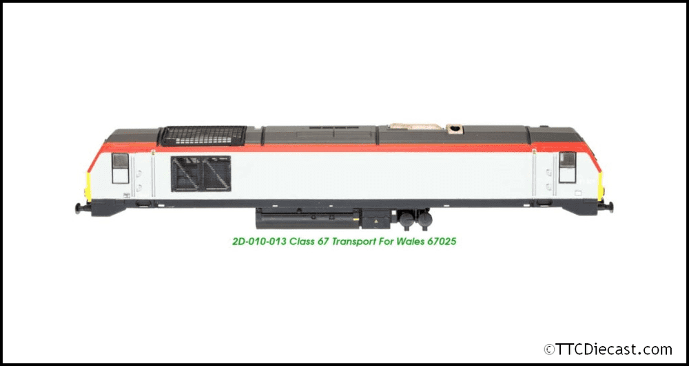 Dapol 2D-010-013D Class 67 025 Transport for Wales (DCC-Fitted), N Gauge