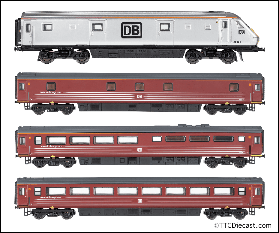 Dapol 2D-017-100 DB Management Train 4 Piece Rolling Stock Set