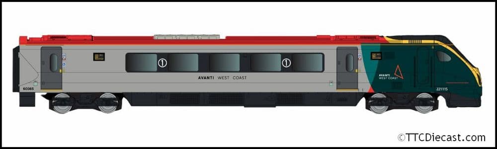 Dapol 2D-023-005 Class 221 115 Car DMU Avanti West Coast Red