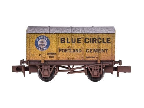 Dapol 2F-013-084 Gunpowder Van Blue Circle 152 Weathered N Gauge