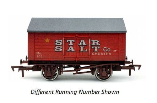 Dapol 4F-018-032 Salt Van Star 107 Weathered OO Gauge