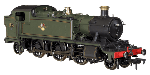 Dapol 4S-041-015 Large Prairie 2-6-2 5101 BR Late Lined Green OO Gauge