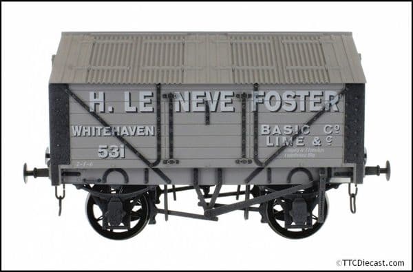 Dapol 7F-052-001W Plank Wagon 9' W/B S. Brookman 30 Weathered - O Gauge