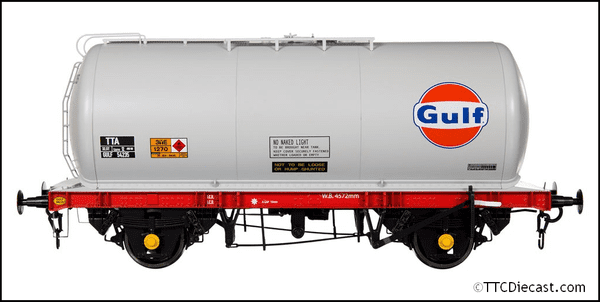 Dapol 7F-064-011 45t TTA Tank Wagon Gulf Red/Grey 54235 - O Gauge *LAST FEW