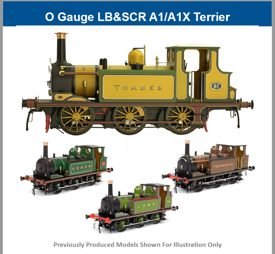 Dapol 7S-010-020 Terrier A1 55 LBSC Improved Green Stepney O Gauge