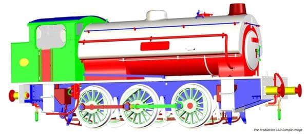 Dapol 7S-094-008 J94 Austerity United Steel Lined Red 22, O Gauge