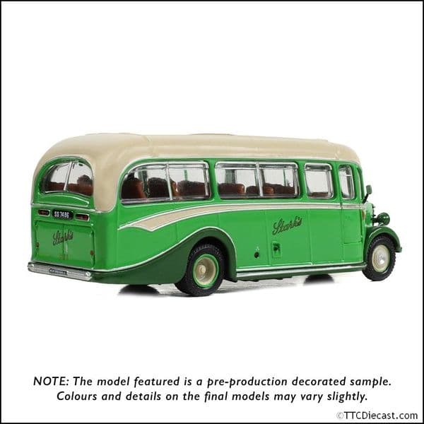 EFE E20145 Bedford OB Coach SS7486 Stark's of Dunbar - 1/76 Scale