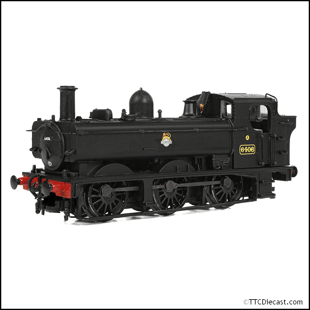 Farish 371-986B GWR 64XX Pannier Tank 6406 BR Black Early