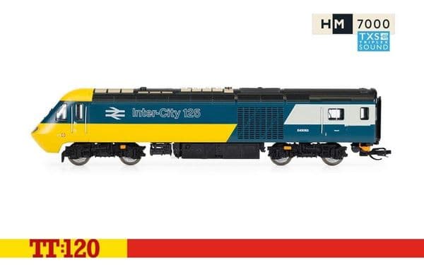 Hornby TT3021TXSM BR Class 43 HST Digital Train Pack (Sound Fitted) - TT120 Gauge LAST ONE